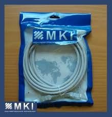 Patch Cord UTP Cat 5e / 0,5mts/ 1ft ,light gray / 0,5mm *2*4 Cu/ 100% Fluke passed