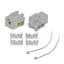 Network module (JACK COUPLE) 110 type,Cat 6 UTP ,White