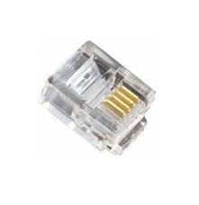 Plug Rj11(Plastic Bag 100 Pcs)