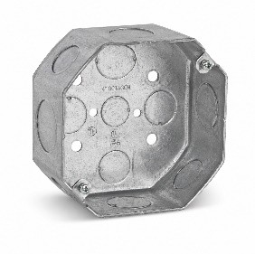 CAJA ELECTRICA METALICA OCTOGONAL DE 4 (ELT-015)