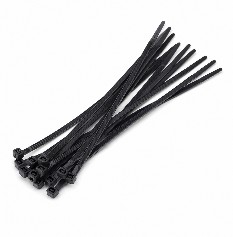 ZUNCHOS PLASTICOS. NYLON,NEGROS (ELT-026)