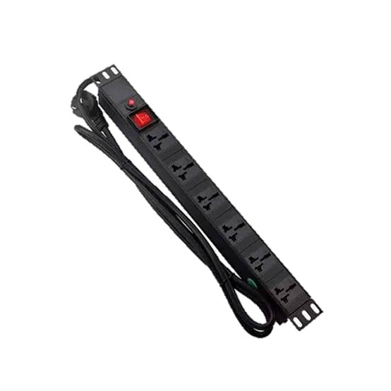Organizador horizontal de 12 puertos 24 posiciones 1 U, (ZK-ORG-1U-24)